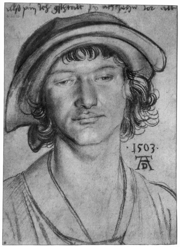 Portrait of an eighteen year old man by Albrecht Durer